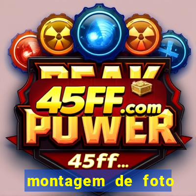 montagem de foto com simbolo do flamengo